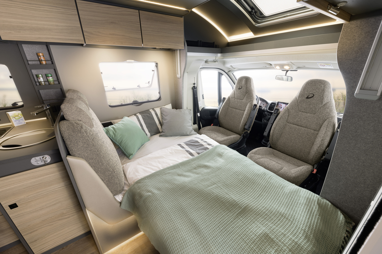 dethleffs trend t 7057 eb interieur zusatzbett