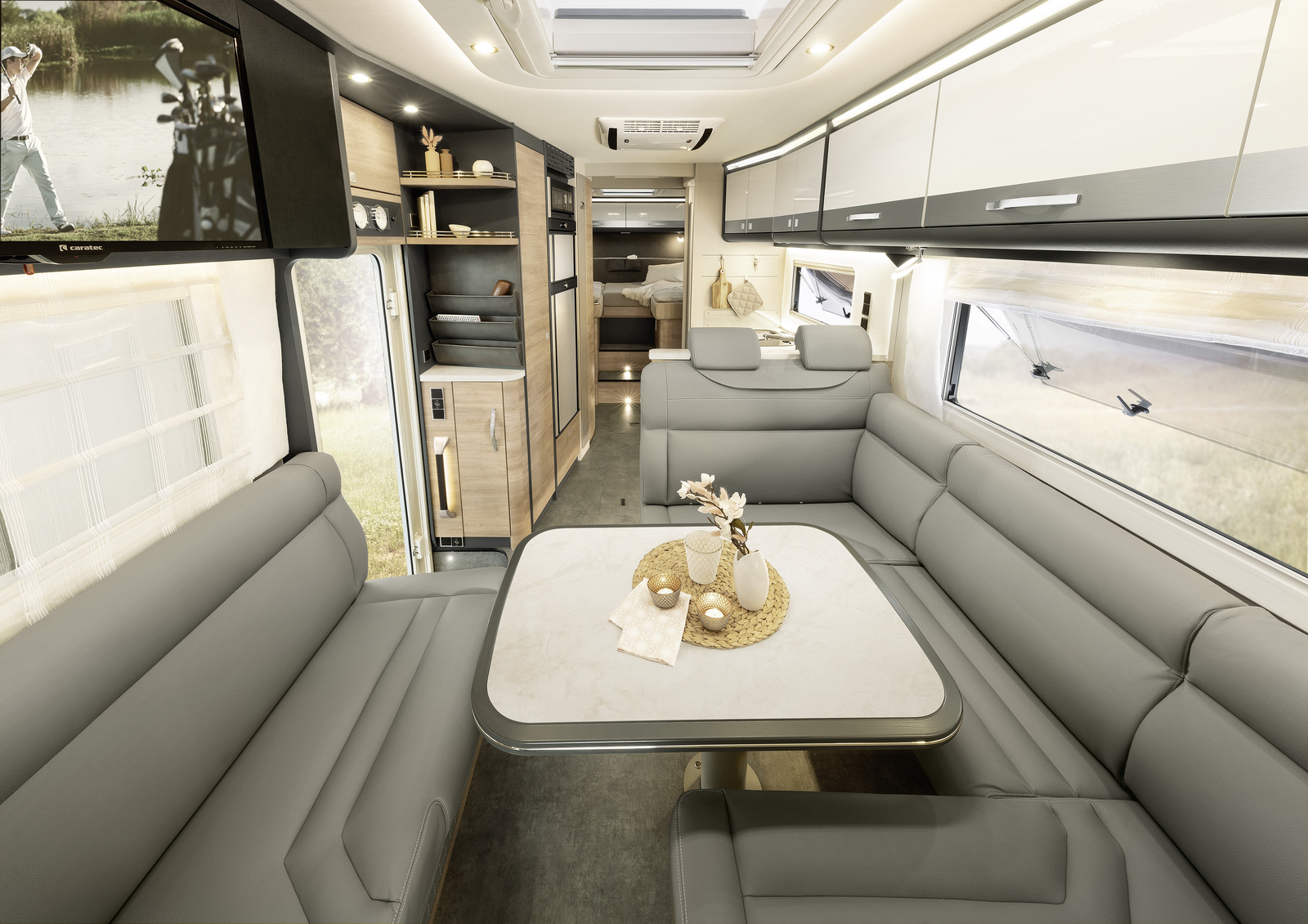 dethleffs xxl a 9000 2 interieur sitzgruppe wohnraum