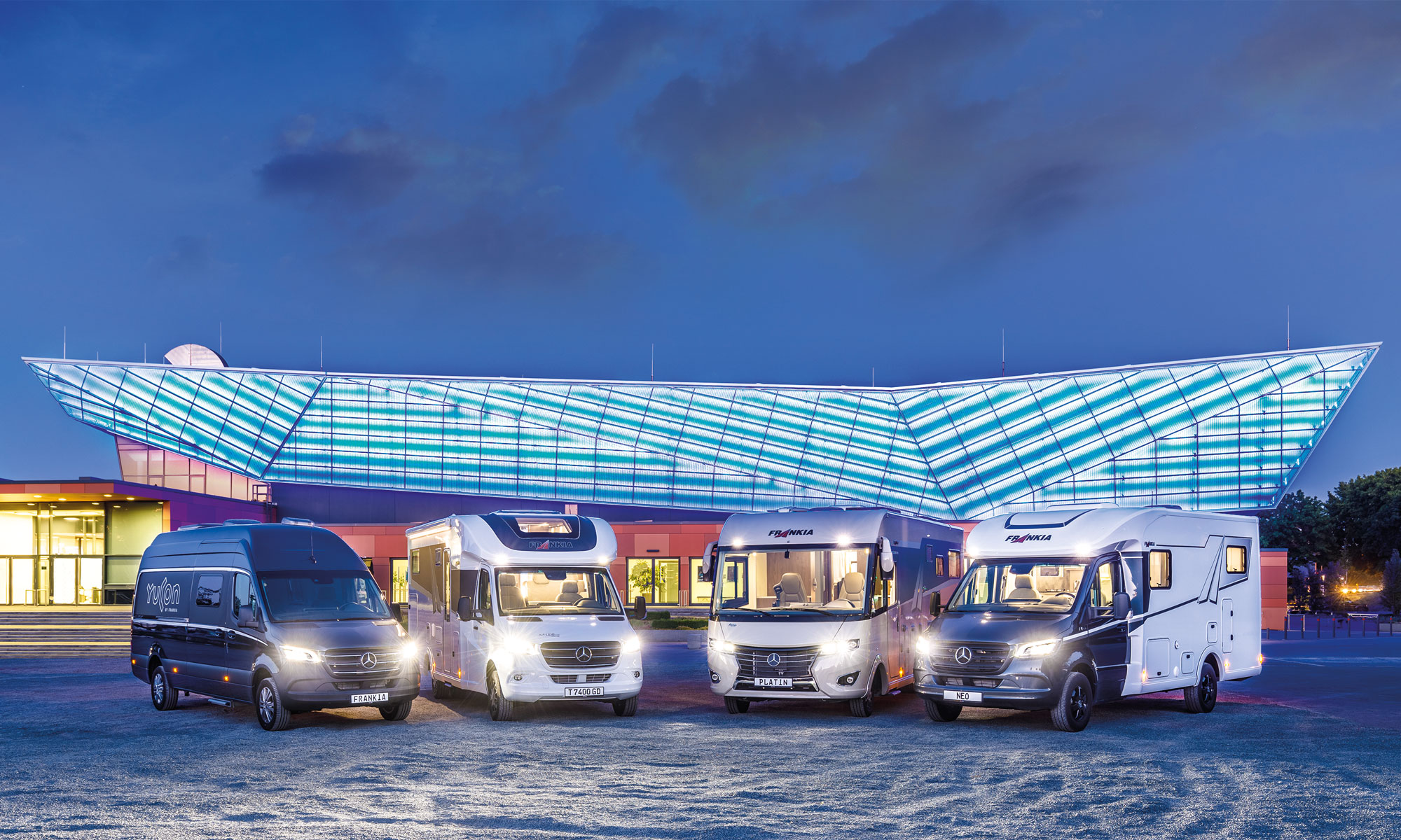 frankia wohnmobile mercedes benz exterieur outdoor