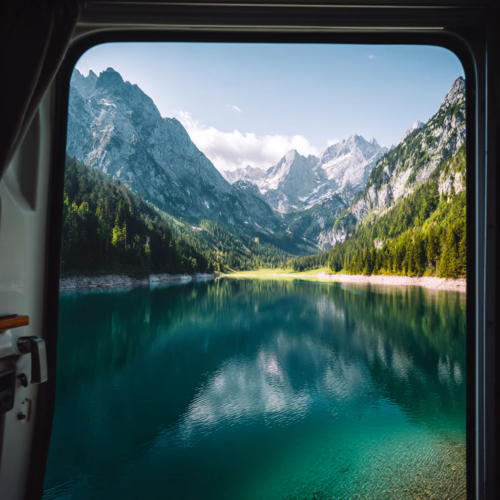 u3625161553 alpine landscape with pristine mountain lake view 7570c16f 4a88 4cc9 b114 f507bf09ea67 2