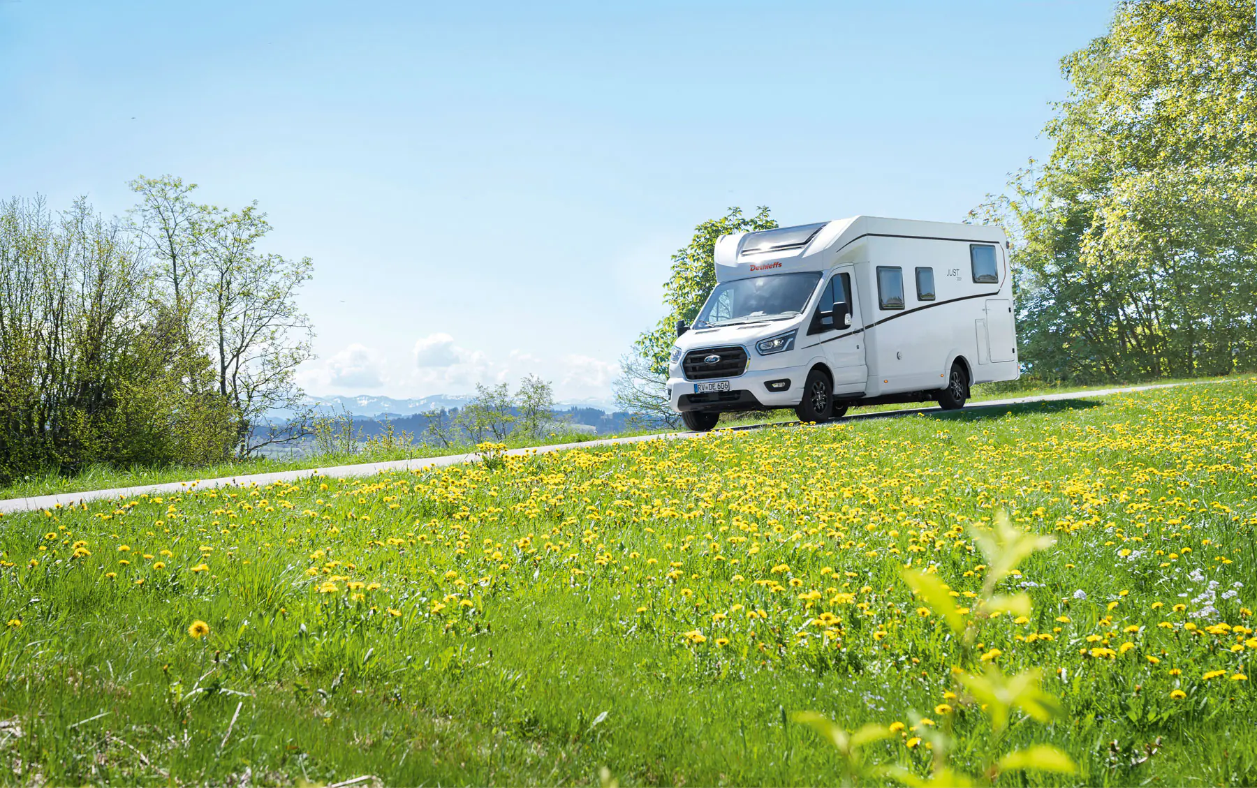dethleffs just go ford outdoor engel caravaning